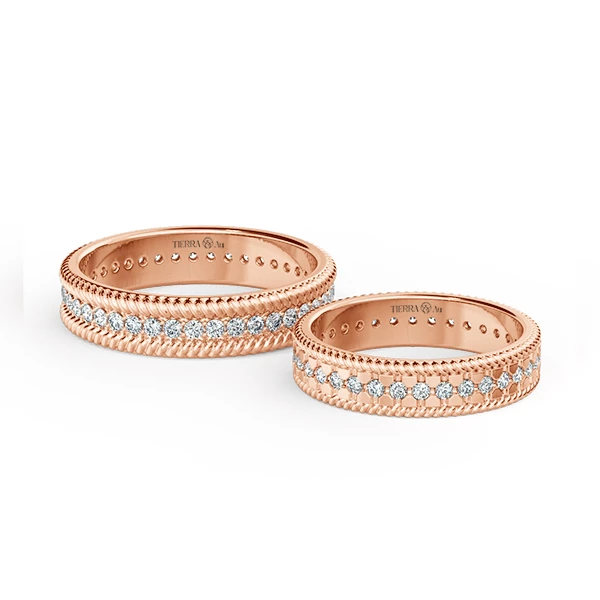 Vintage Wedding Band Set NCC9003 1